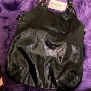 Black YSL tote